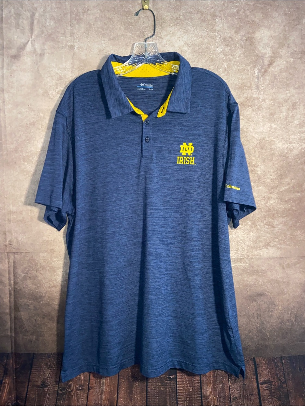 Columbia Notre Dame Fighting Irish short sleeve polo-Men’s size XL-NWOT